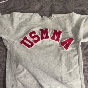 USMMA Kings Point Merchant Marine Academy Champion Reverse Weave Sweatshirt XL